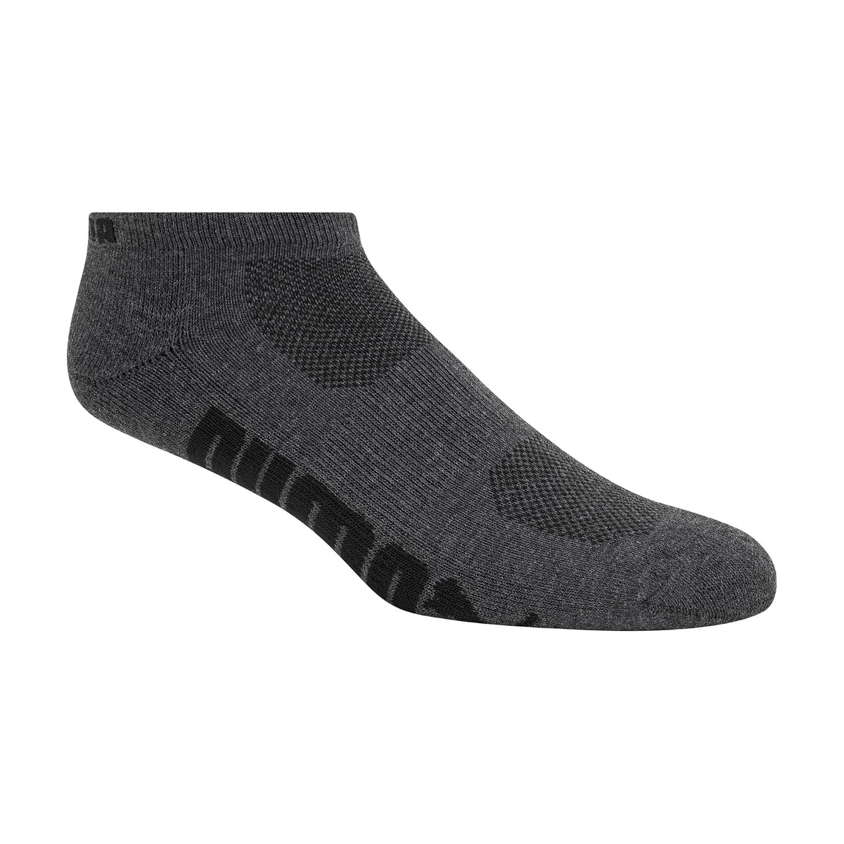 PUMA - Calcetines de corte bajo para hombre, negro/blanco, 10-13/6-12 (paquete de 6)