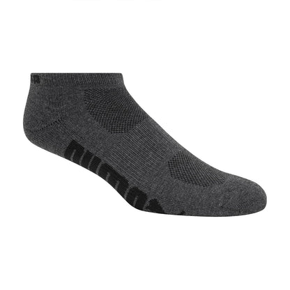 PUMA - Calcetines de corte bajo para hombre, negro/blanco, 10-13/6-12 (paquete de 6)