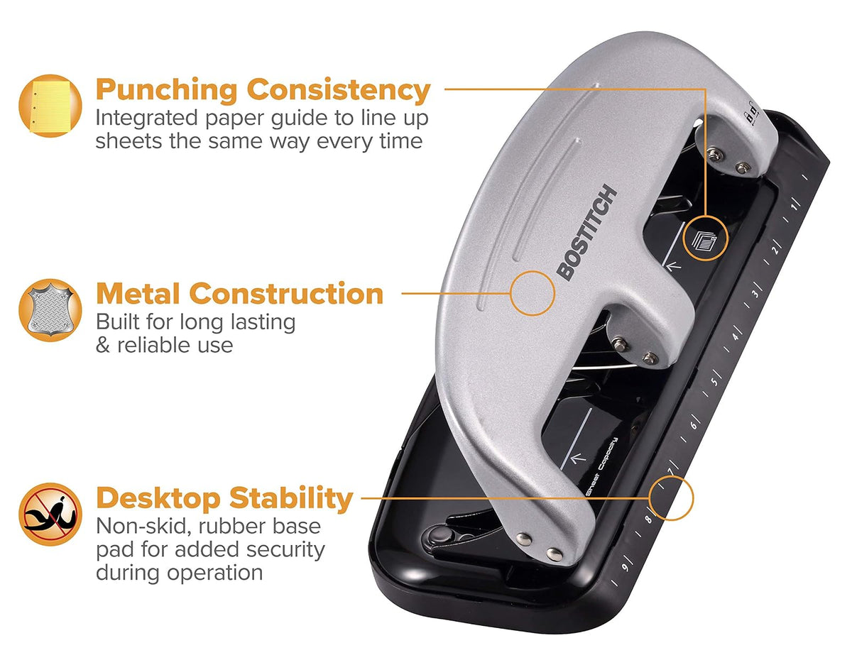 PaperPro 3-Hole Punch, 20 Sheet Capacity (2220)