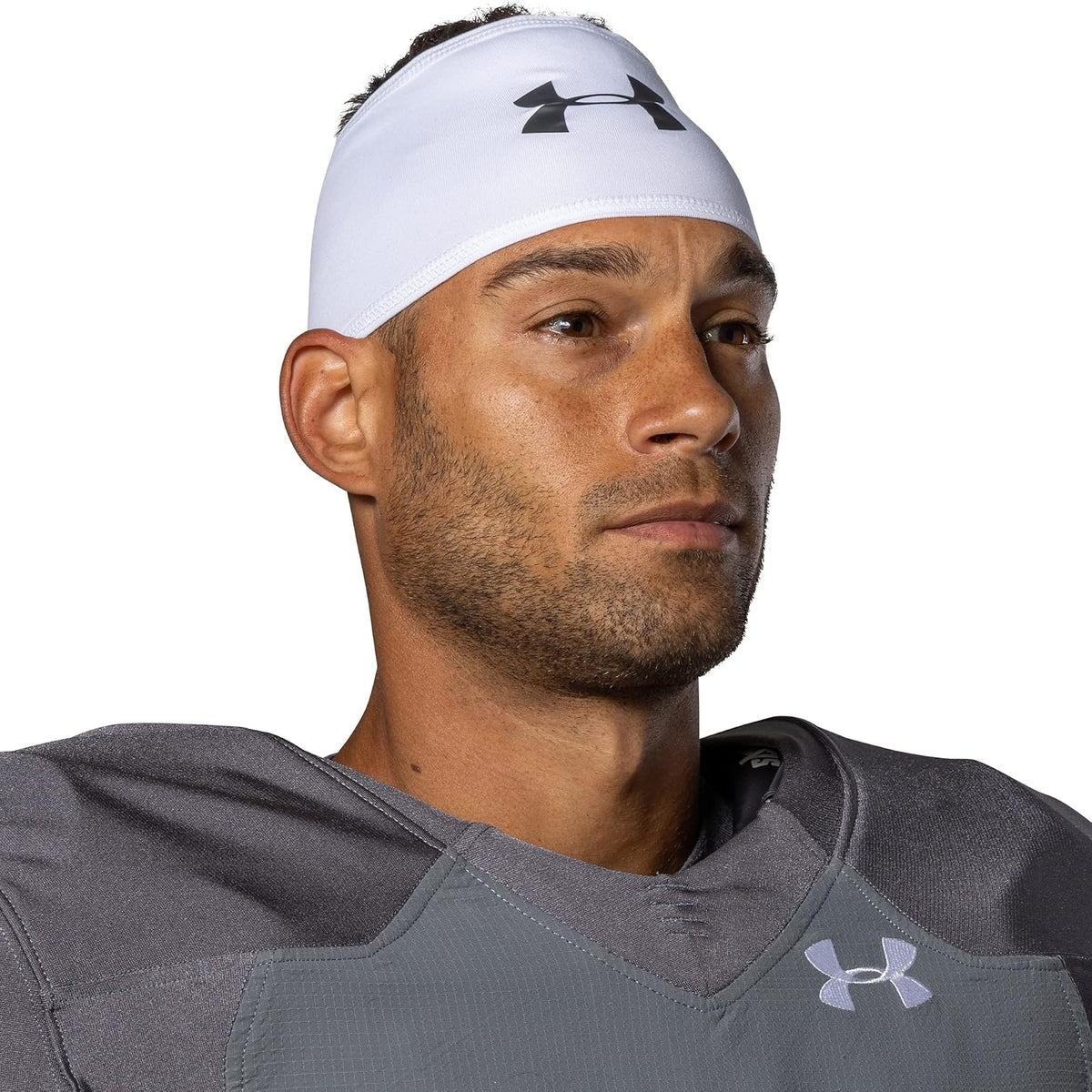 Under Armour - Protector de Cabeza de fútbol, Absorbe la Humedad, Mantiene el Sudor Fuera de los Ojos