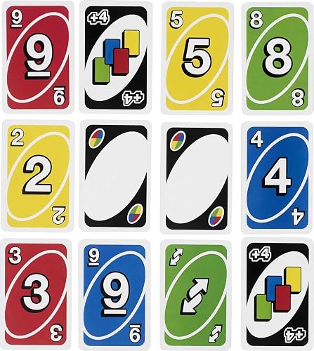 Mattel Games Juego de Cartas Familiar Gigante UNO con 108 Cartas de Gran tamaño e Instrucciones (Idioma español no garantizado), Gran Regalo para niños a Partir de 7 años