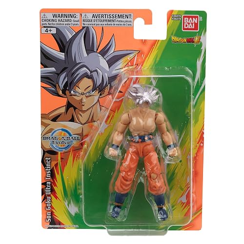 Dragon Ball Super Goku Ultra Instinct Silver Dragon Ball Evolve Figura de 5", Goku Ultra Instinct Plata