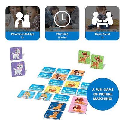 Wonder Forge Disney Juego de Memoria - Divertido Juego de Memoria para niños y niñas a Partir de 3 años - con Personajes clásicos de Disney - Juguetes educativos de Aprendizaje para Preescolar