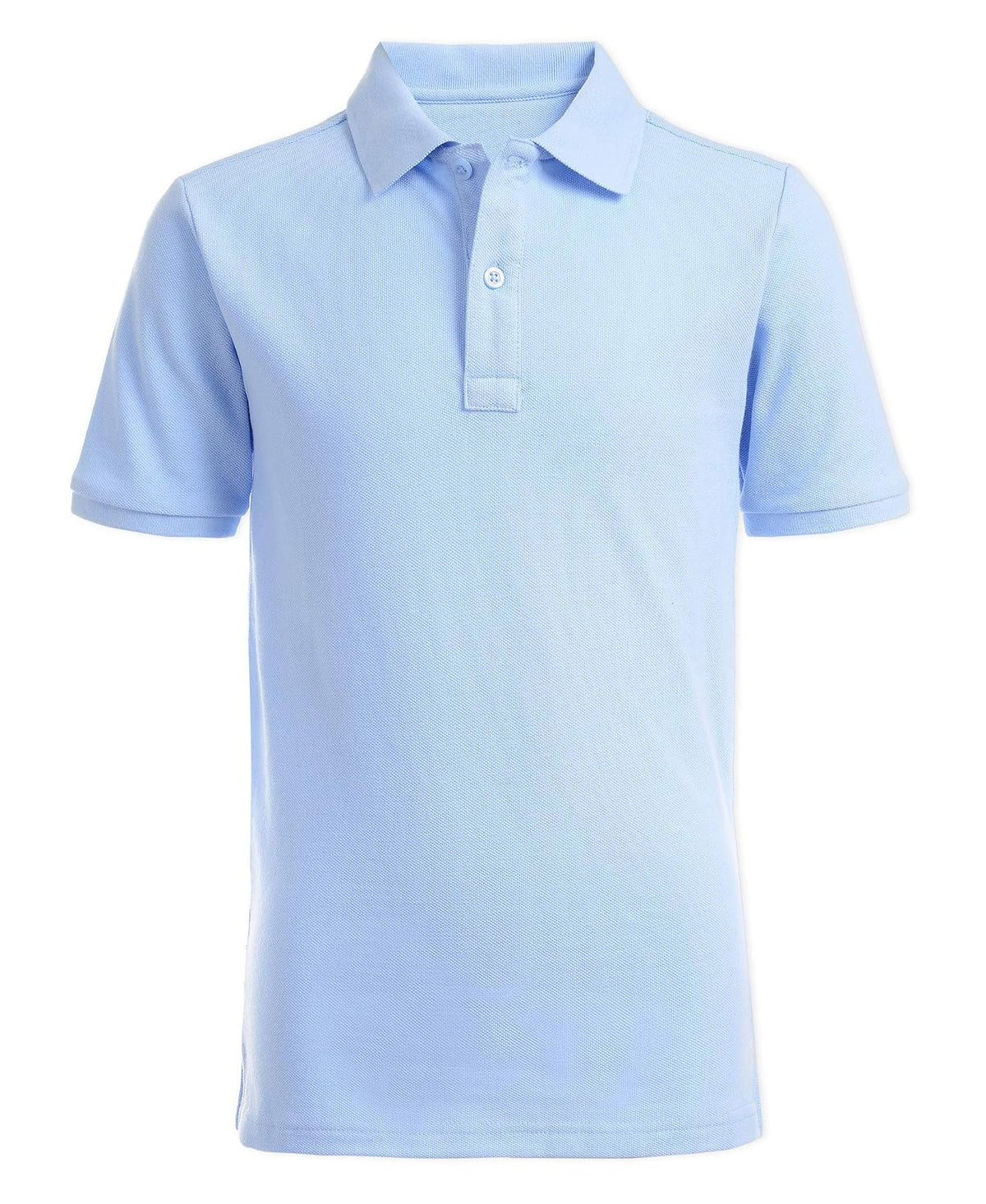 Nautica Polo Piqué de Manga Corta para Niño Pequeño - Niños grandes - M - Azul - claro