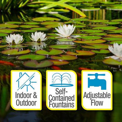 Tetra Pond - Bomba fuente para estanques y jardines acuáticos, 75 GPH