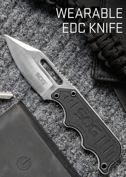 SOG Specialty Knives and Tools NB1012-CP Instinct Fixed Blade Knife with G10 Handle and 2.3-inch Blade