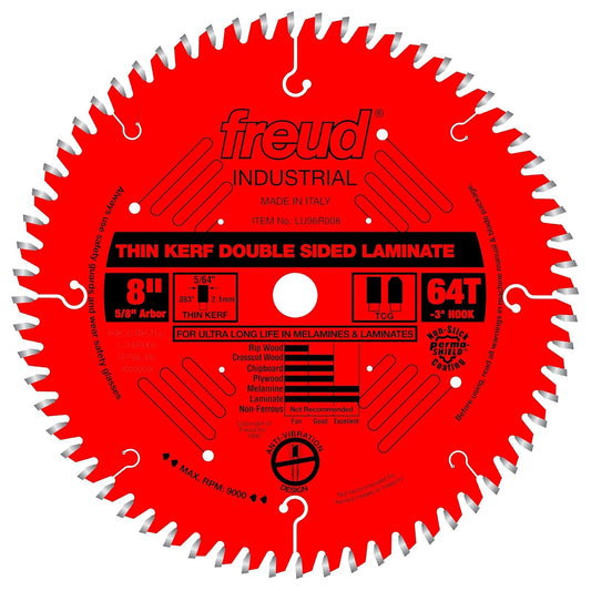 Freud LU96R008: Laminado de doble cara de 20,3 cm x 64T