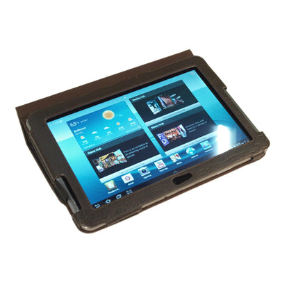 KYASI Seattle Classic - Funda Tipo Libro para Samsung Galaxy Tab 2 (10,1", Piel sintética), Color Negro, marrón, (Buckskin Brown), Galaxy Tab 2 10.1"