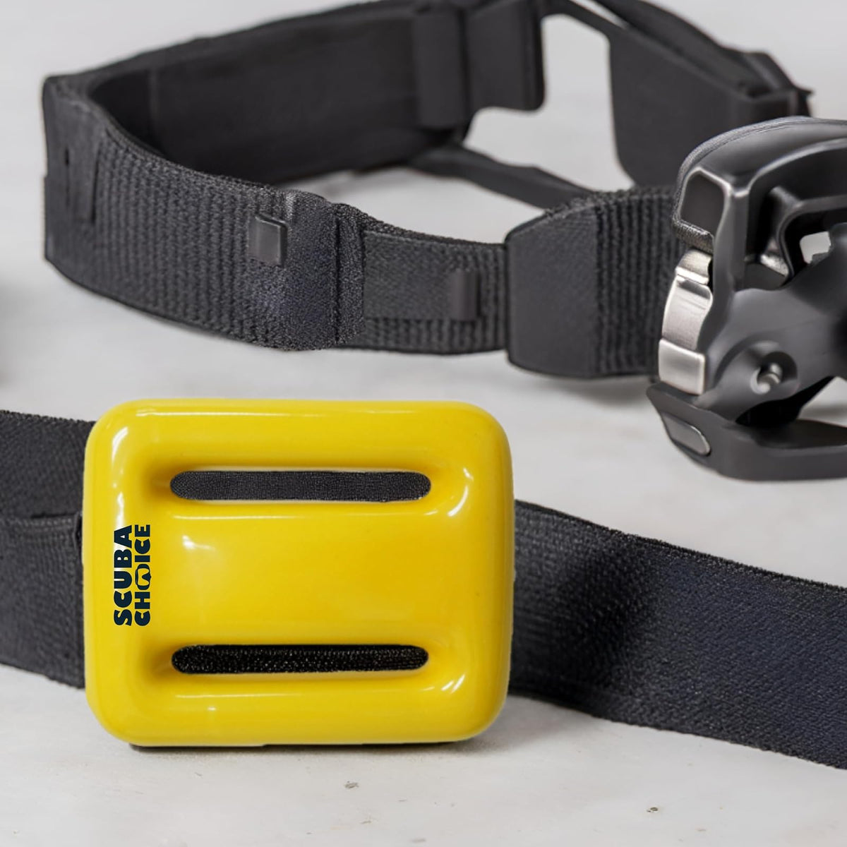 Scuba Choice Amarillo con Revestimiento de Vinilo Buceo Plomos
