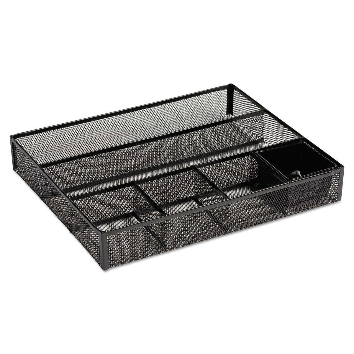 Rolodex 22251 - Soporte para tarjetas de visita, color negro, organizador para gabetas de escritorio, Negro, 1