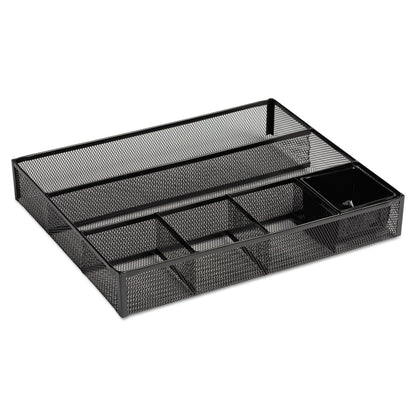 Rolodex 22251 - Soporte para tarjetas de visita, color negro, organizador para gabetas de escritorio, Negro, 1