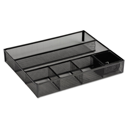 Rolodex 22251 - Soporte para tarjetas de visita, color negro, organizador para gabetas de escritorio, Negro, 1