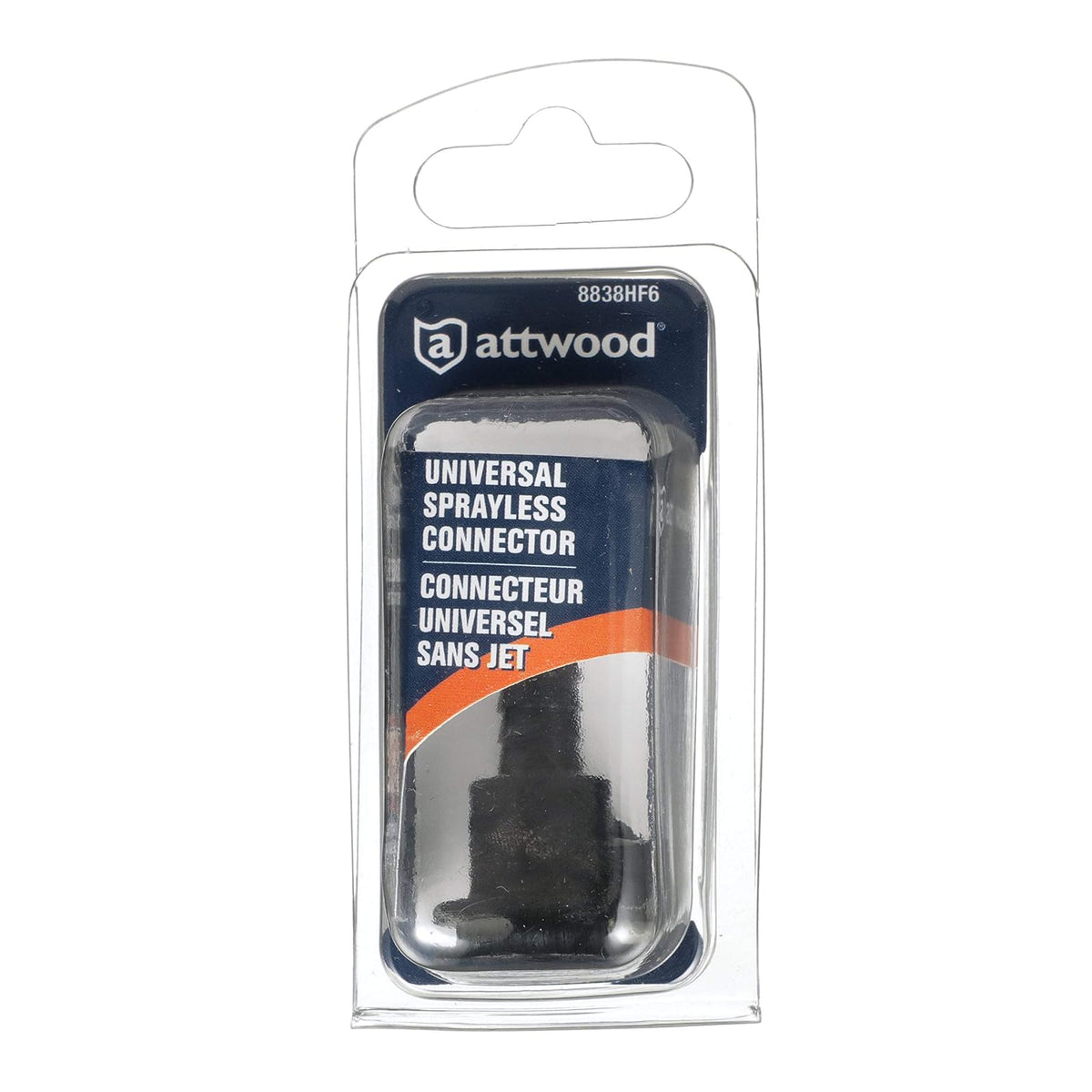 Attwood 8838HF6 Universal Female Hose Sprayless Connector, 5/16" - 3/8" Hose