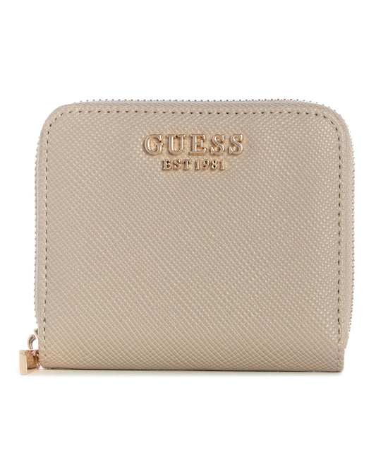 GUESS CARTERA LAUREL II SLG SMALL ZIP AROUND MUJER CAFE CLARO ZG7459137-TAU