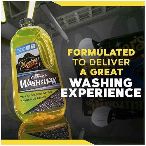 Meguiar's Shampoo Híbrido Cerámico con Cera G240748, 1.4 L