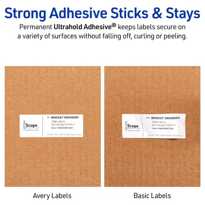 Avery 05523 Etiqueta Láser Weatherproof, 500 Etiquetas