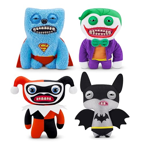 Fuggler x DC de ZURU Funny Ugly Monster, Felpa, Coleccionable, Juguete (Harley Quinn)
