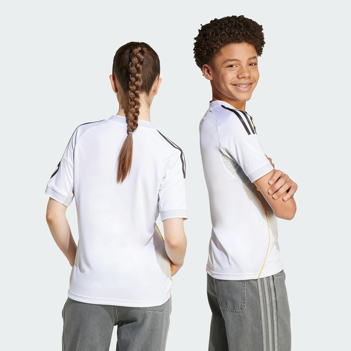 adidas Jersey Real Madrid 25/26 Manga Corta Blanca Unisex Niños