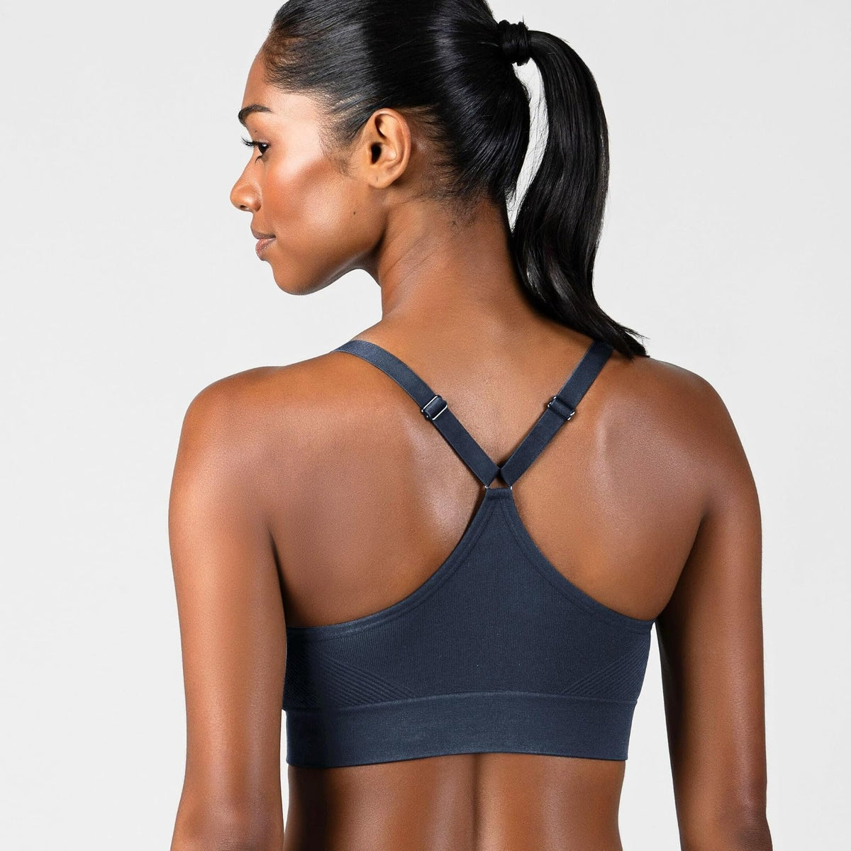 New Balance Brasier Deportivo sin Costuras, Paquete de 3, Playera de Yoga, Sostén Deportivo, Ajuste de Entrenamiento