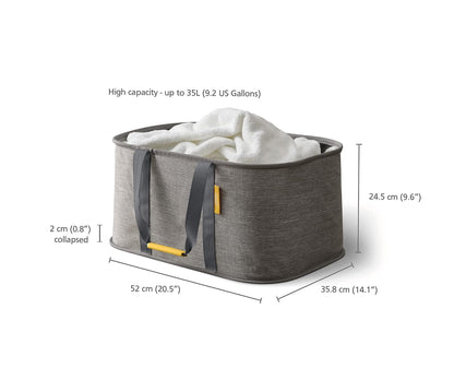 Joseph Joseph Hold-All - Bolsa plegable plegable de 35 litros, tela duradera, resistente a la humedad, color gris