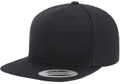 Yupoong Gorra con Cierre a presión. Sombrero para Unisex Adulto - Negro - - Talla Única