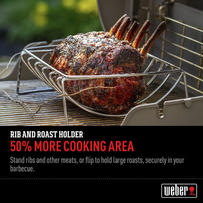 Weber 6469 Soporte Dual para Asado y Costillares