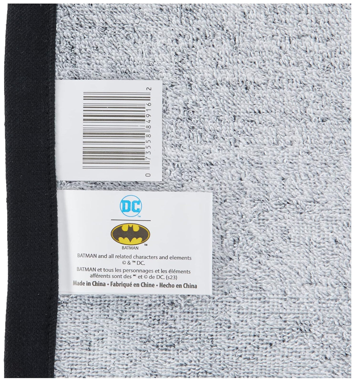Franco Batman DC Comics - Toalla de baño de algodón súper Suave, 152.4 x 76.2 cm, (Producto Oficial de Batman)