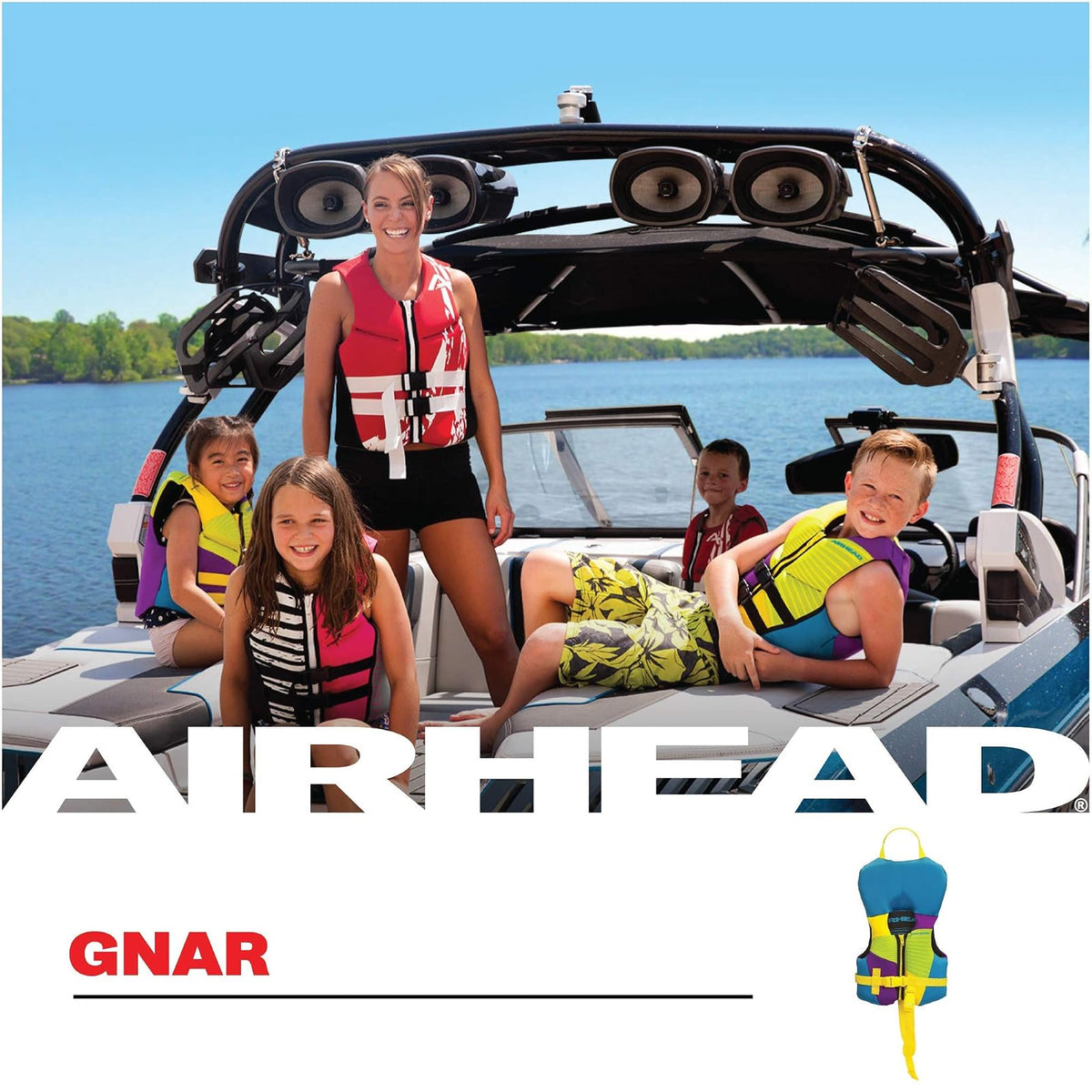 Airhead Chaleco Salvavidas Gnar Kwik-Dry NeoLite Flex | Niño y Bebé