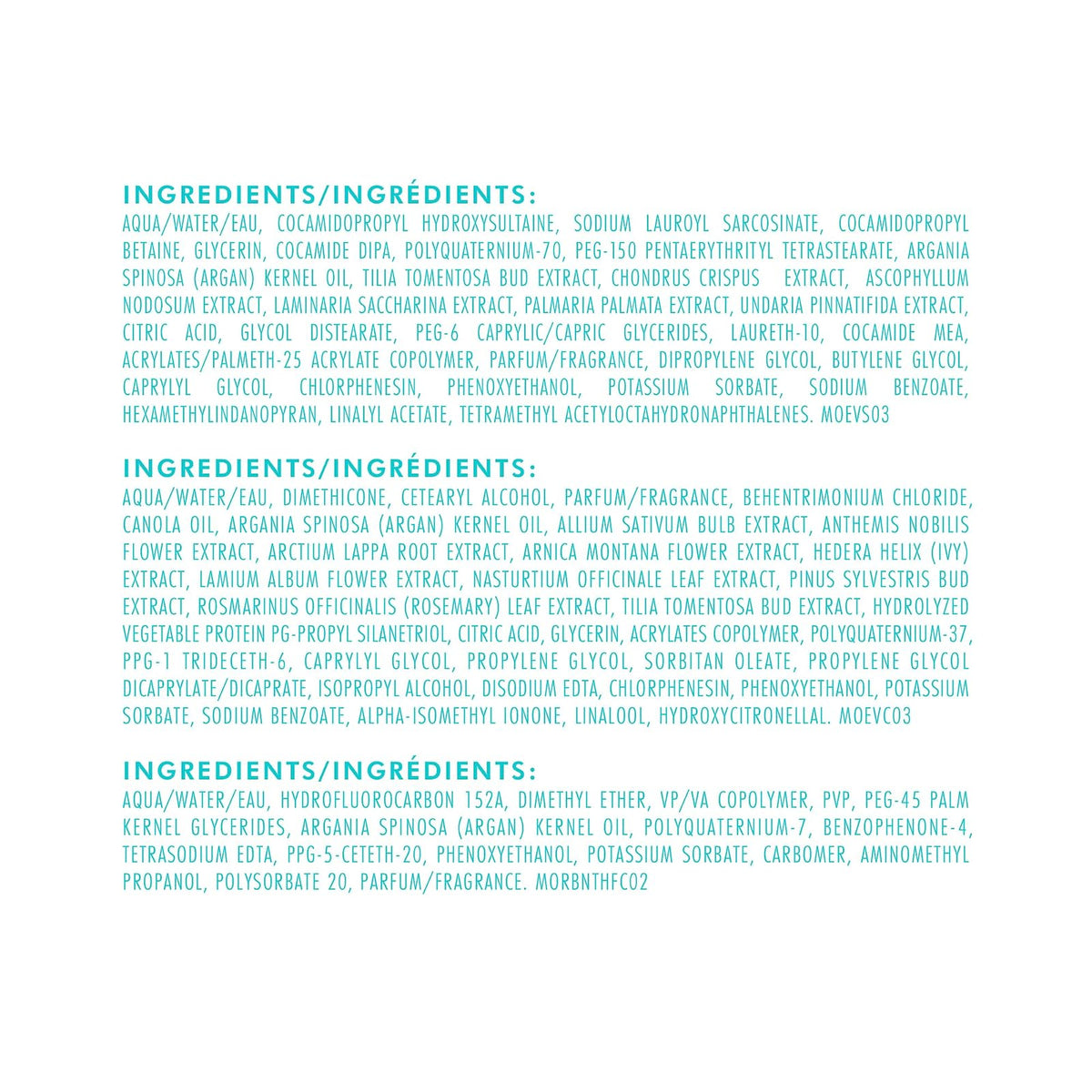 MOROCCANOIL Set de Cuidado del Cabello