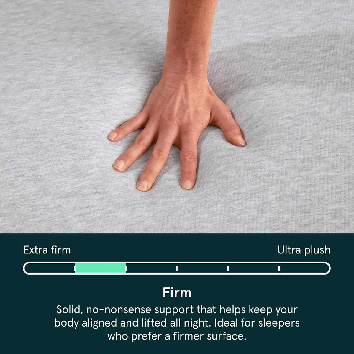 Kin By Tuft & Needle Firm Colchón de espuma adaptable completo de 6 pulgadas en una caja, alivio de presión de enfriamiento, soporte equilibrado, prueba de 100 noches, sin fibra de vidrio, CertiPUR-US
