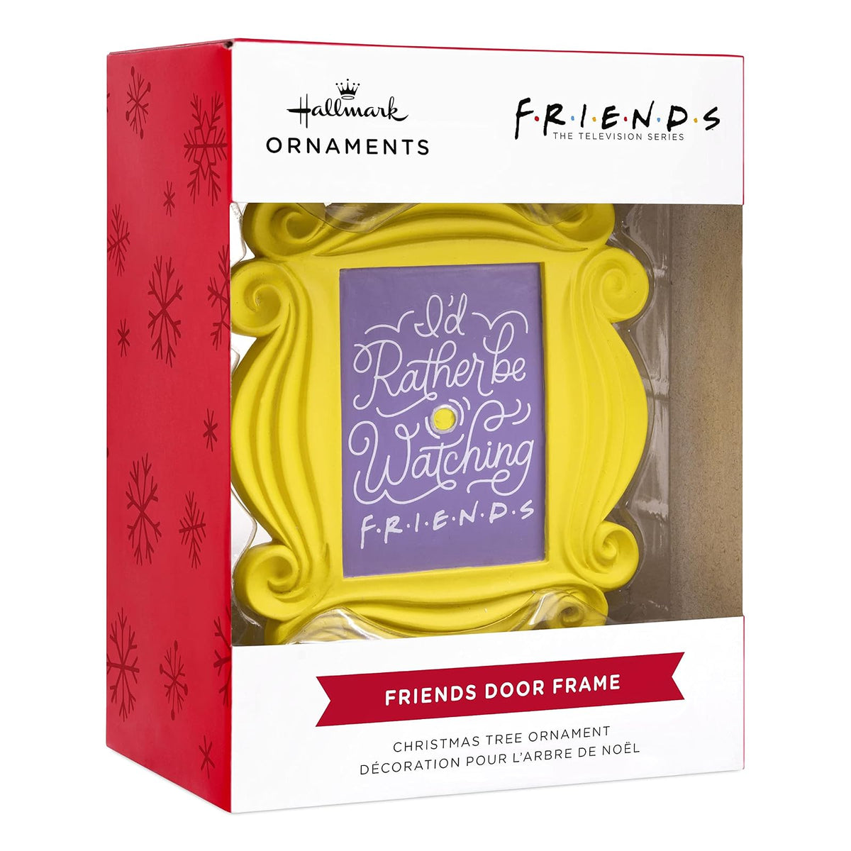 Hallmark Friends - Marco de Adorno navideño de Resina