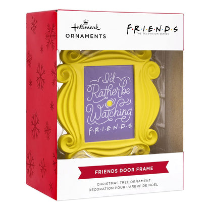 Hallmark Friends - Marco de Adorno navideño de Resina
