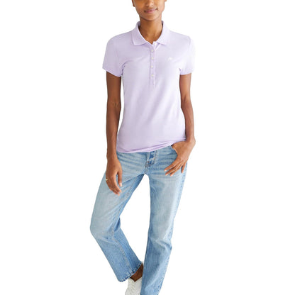 Aéropostale Polo Aero Solid para Mujer - G - Lavendar Escape Neon