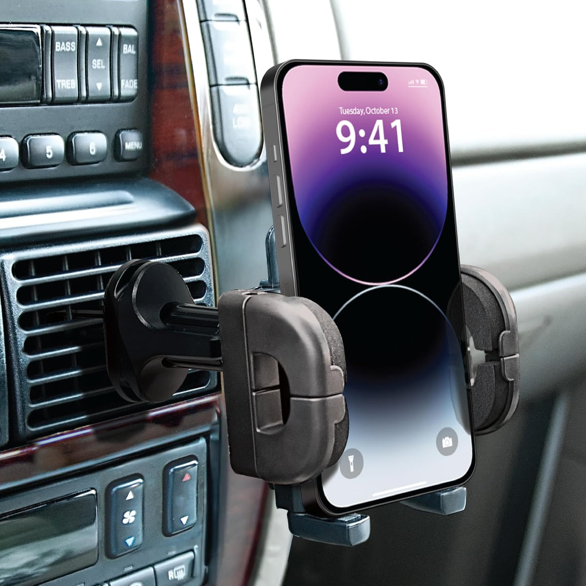 PHV-200-BL Grip-iT Mobile Device Holder -Black
