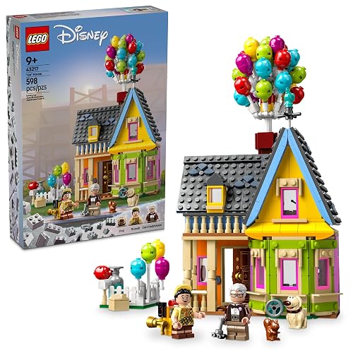 LEGO Set de Juguetes de construcción Disney y Pixar 43217 Casa de “Up”; Regalo Inspirado en la película para Fans a Partir de 9 años (598 Piezas)