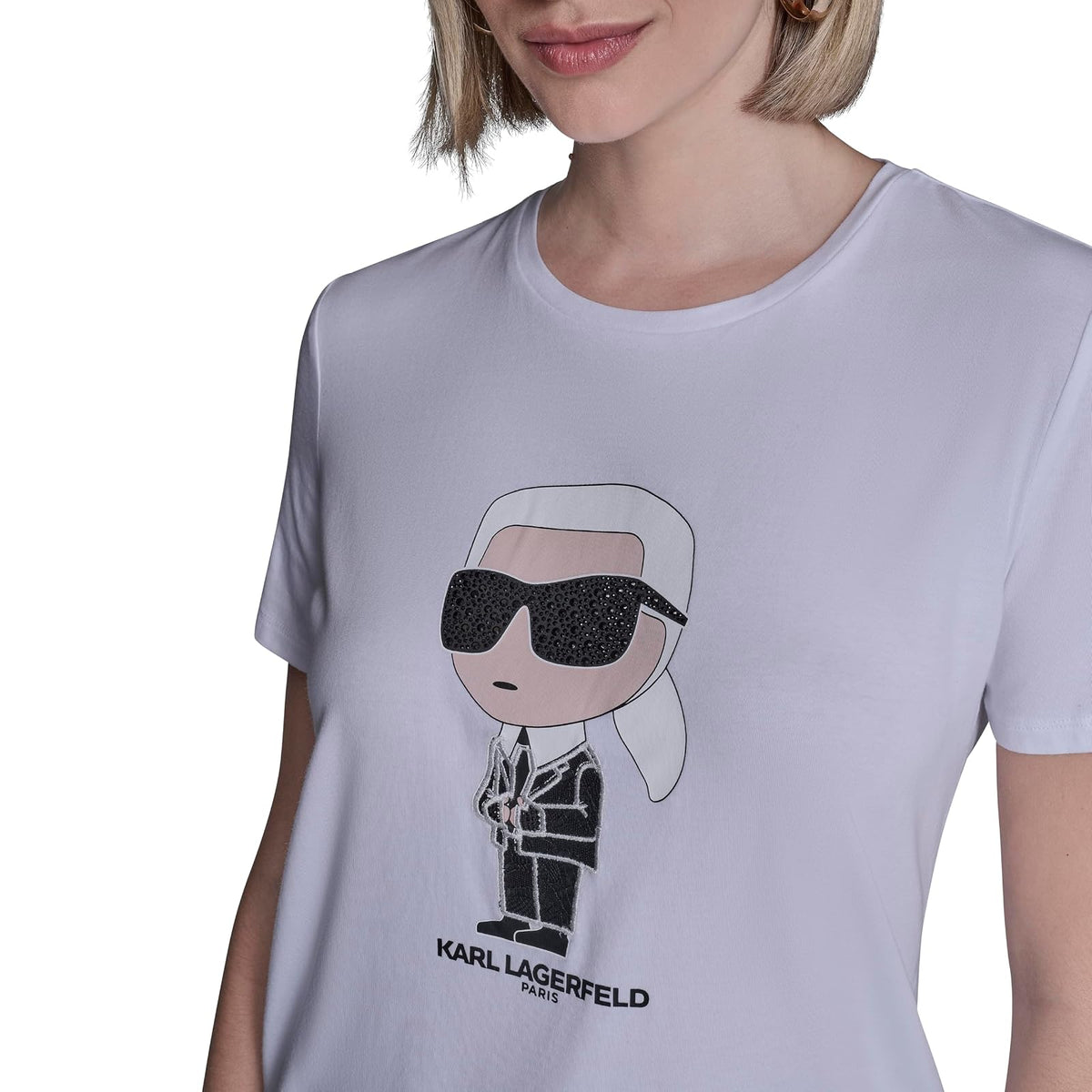 Karl Lagerfeld - Playera de Manga Corta