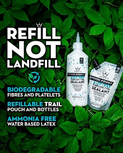 Peaty's Holeshot Biofibre - Sellador de neumáticos sin cámara (500 ml/16.8 oz)