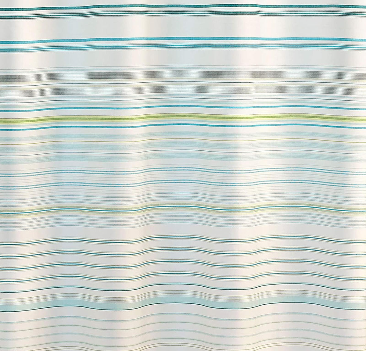 Tommy Bahama - Cortina de Ducha de Tela, Elegante decoración de baño a Rayas, con Agujeros en la Parte Superior (La Scala Breeze Green, 72 x 72 Pulgadas)