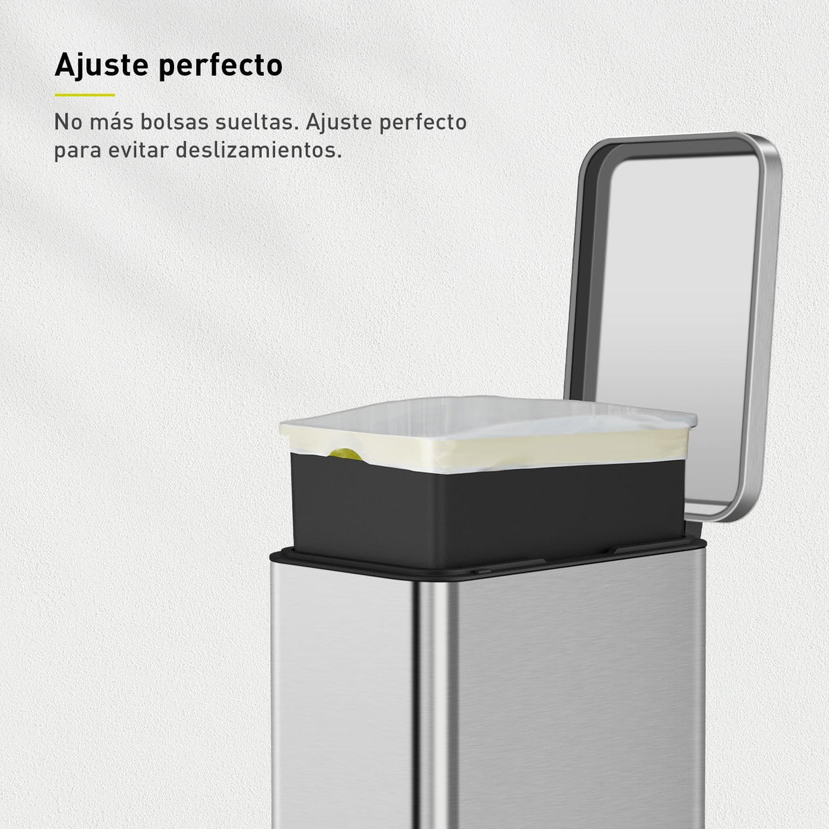 EKO Bolsas de Basura Tamaño C. 10-15 Litros. 80 unidades Caja dosificación fácil. Compatible con bote de basura EKO, uso en cocina, doméstico, extrafuertes, con cordón