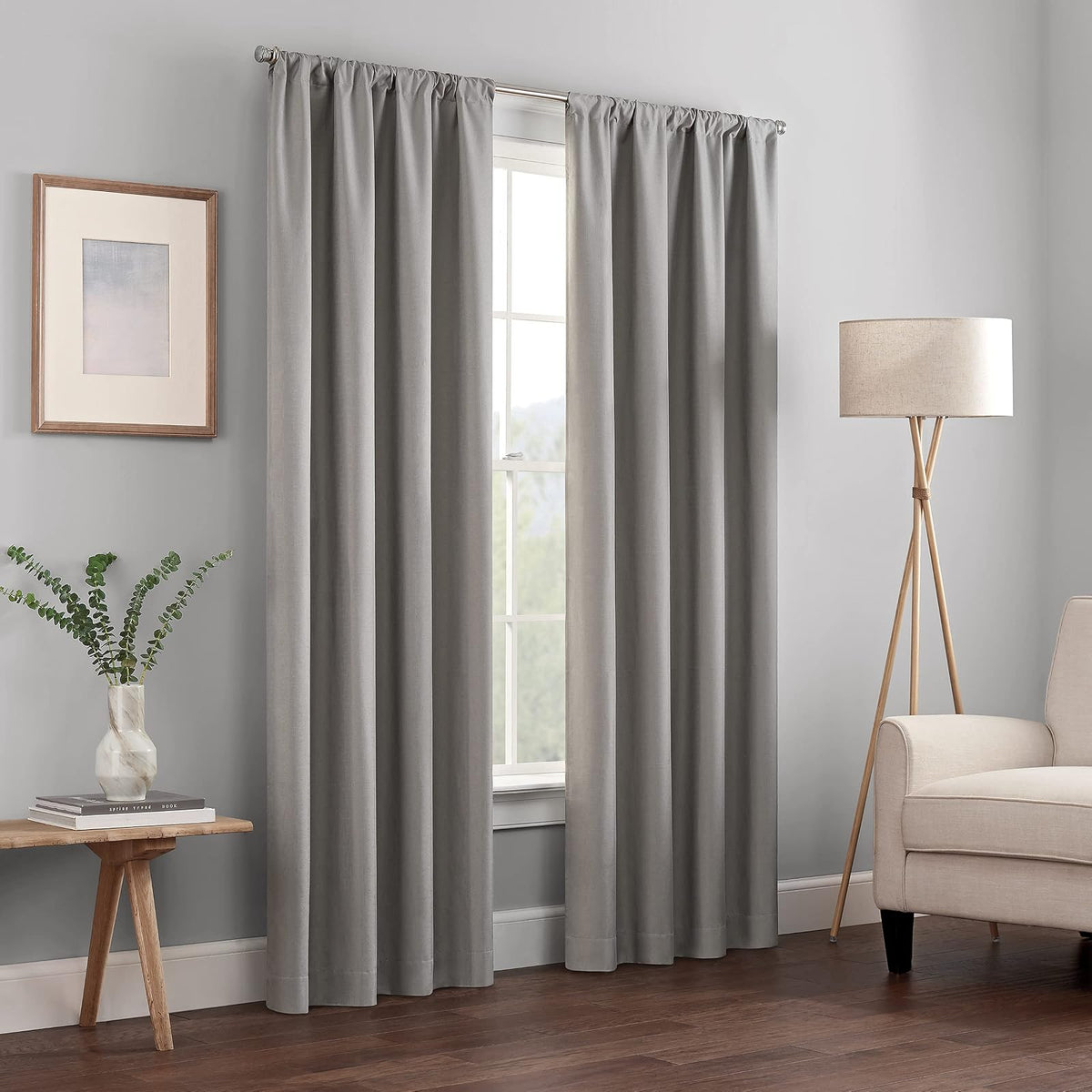 Eclipse Kendall Panel de Cortina Blackout Térmica - Gris - 107An x 137Al cm (1 Paneles)