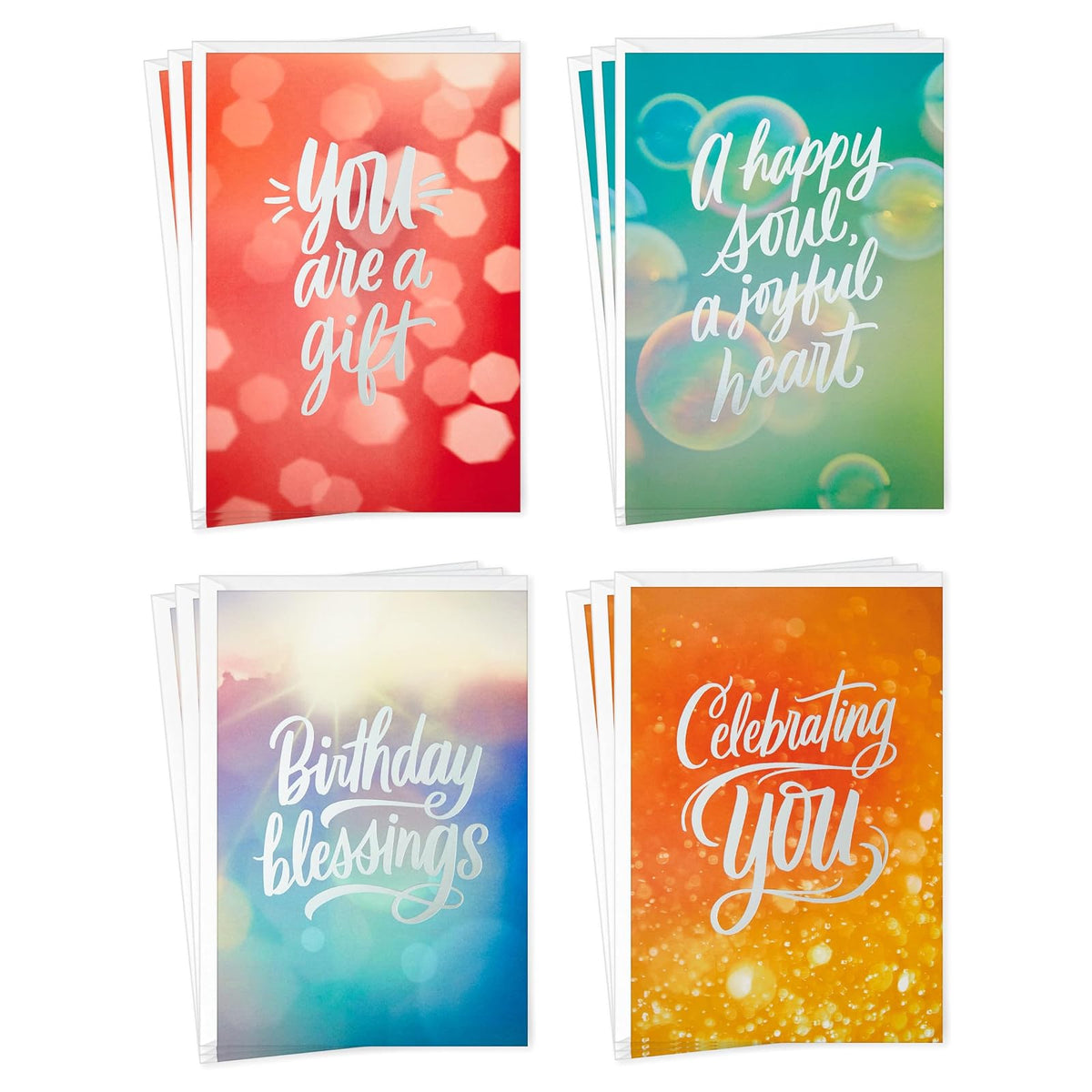 Hallmark Surtido de Tarjetas de Condolencia Religiosa, Caja con 12 - Surtido de fe