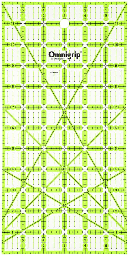 Omnigrid Regla de Acolchado Antideslizante - Rectángulo - 6" x 12"