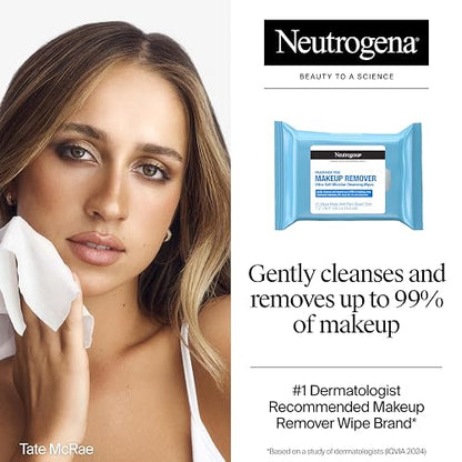 Neutrogena Fragrance-Free Makeup Remover Cleansing Towelette Singles, 20 count (Pack of 6)