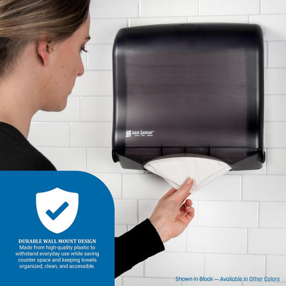 Carlisle FoodService Products San Jamar T1755TBK Ultrafold Fusion Dispensador de Toallas plegadas, se Adapta a 400 Toallas multiplegadas/240 C, clásicas, Perlas Negras
