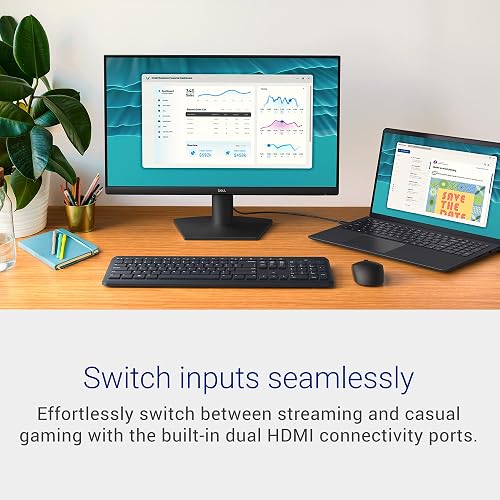 DELL 24 Display SE2426H 23.8" FHD (1920 x 1080) 144Hz 1ms, tecnología IPS (conmutación en Plano), AMD FreeSync, TÜV 3-Star 2X HDMI, inclinación
