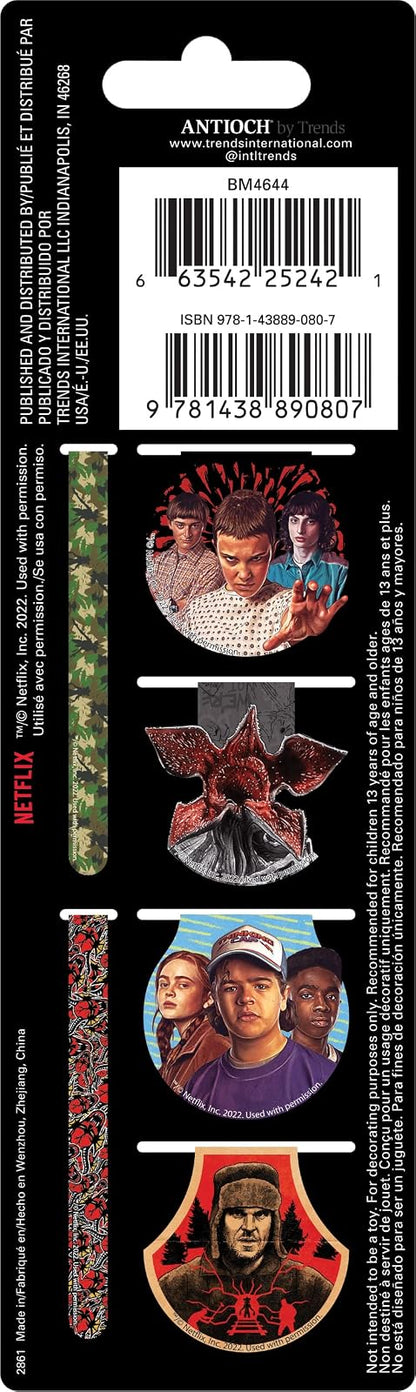 Netflix Stranger Things: Season 4 - Clips magnéticos para páginas (paquete de 6)
