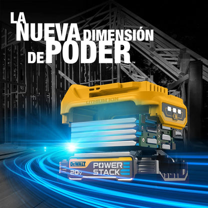 DEWALT Batería Portátil Powerstack 20V máx, 1.7Ah, DCBP034