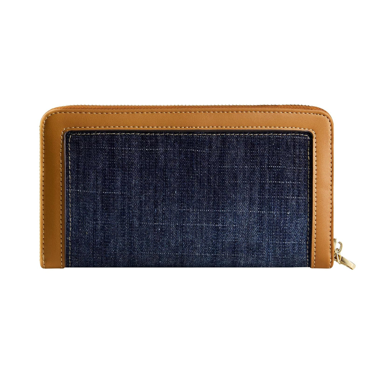 True Religion - Mini portafolios con cierre para mujer, con correa para la muñeca, tela vaquera oscura, talla única, Mezclilla oscura