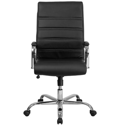 Flash Furniture High Back Office Chair | High Back LeatherSoft Executive Office Swivel Chair with Wheels