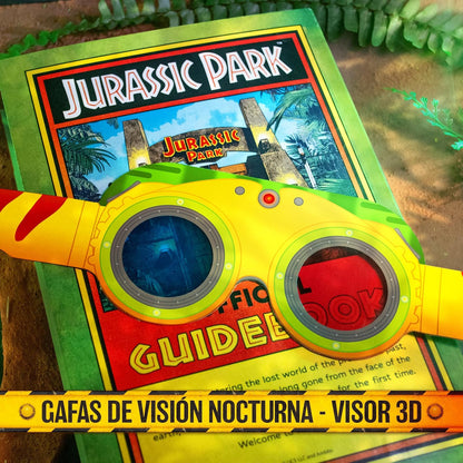 Doctor Collector: Jurassic Park – Kit de Recuerdos Perdidos – Juego de 21 Piezas, Caja de Lata Coleccionable, Accesorios de películas, Fotos, mapas y Recuerdos con Licencia